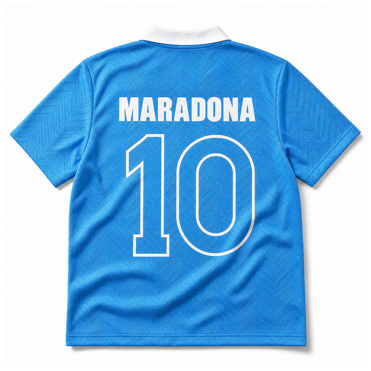 Maradona Polo Tee - Polo Maradona Uomo Azzurra / Blu TS1247 T6-03 DOLLY NOIRE 