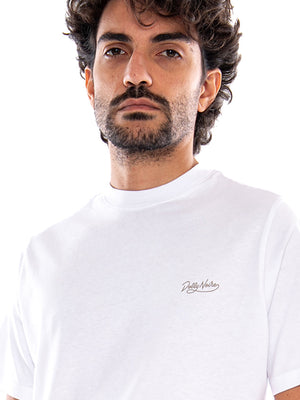 Sette di Denari - Napoletane Tee White - Maglietta Girocollo Uomo Bianca<BR/><BR/> TS1362 T4 DOLLY NOIRE 