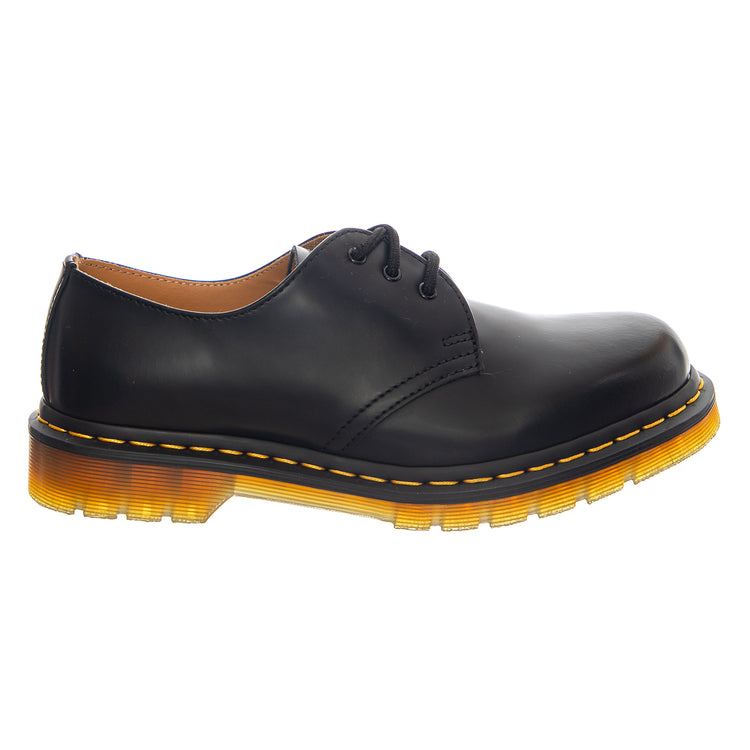 1461 Black Smooth 3 Eye Shoe - Scarpe Stringate Profilo Basso Uomo Nere 11838002 BLK DR.MARTENS 