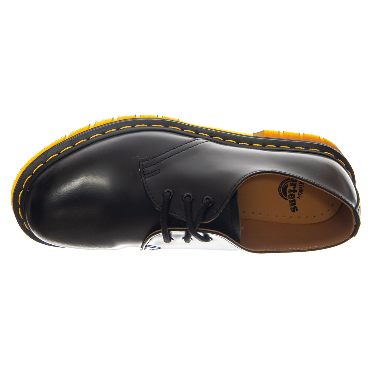 1461 Black Smooth 3 Eye Shoe - Scarpe Stringate Profilo Basso Uomo Nere 11838002 BLK DR.MARTENS 