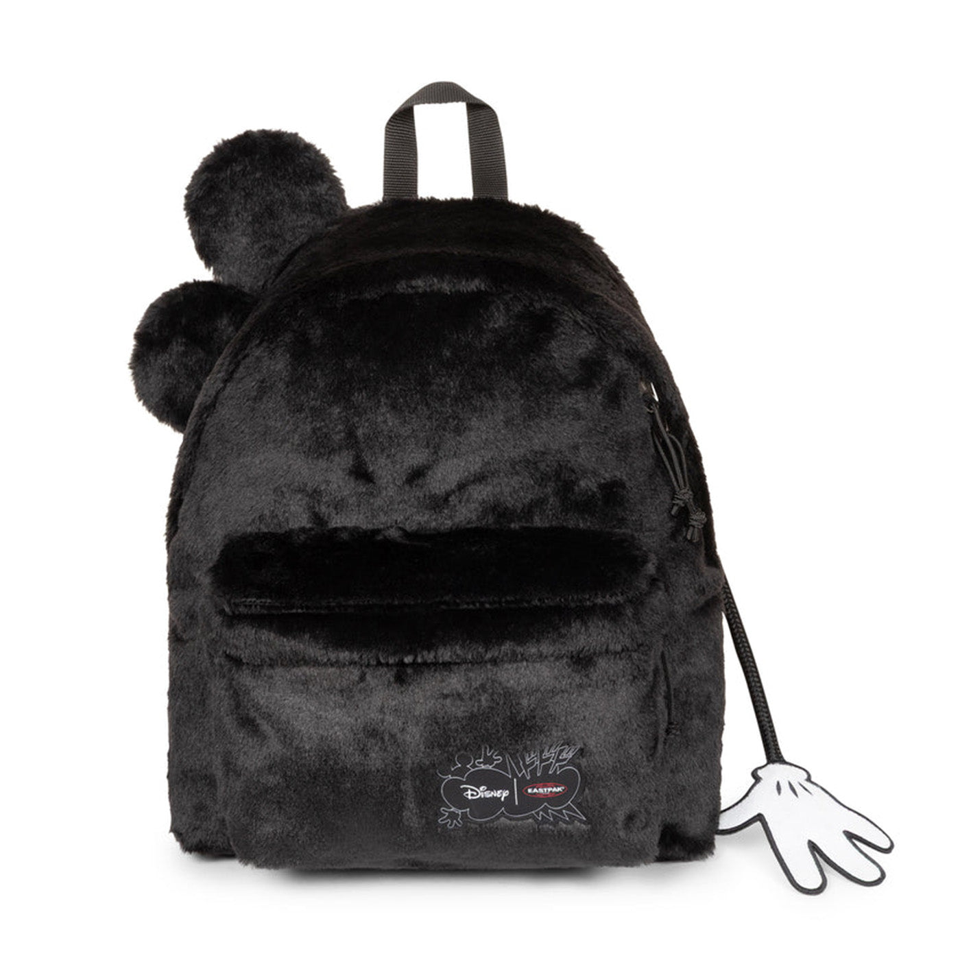 PADDED PAK'R MICKEY FUZZY BLACK - Zaino Nero EK000620 D0L1 EASTPAK 