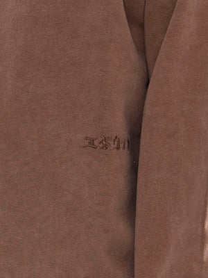 Edwin Axiom Crew Sweat Brown - Felpa Uomo Marrone Girocollo I035780 51.5Z EDWIN 