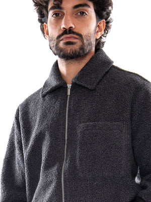 Edwin Snug II Overshirt LS Dark Grey - Overshirt Uomo Grigia I037335 0G.00 EDWIN 