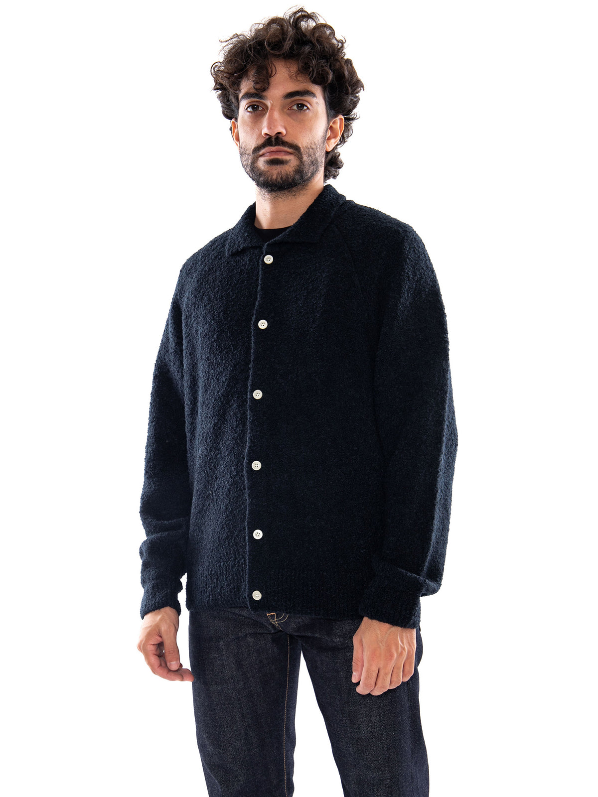 Edwin Gemini Cardigan Navy - Cardigan Uomo Blu I037506 77,67 EDWIN 