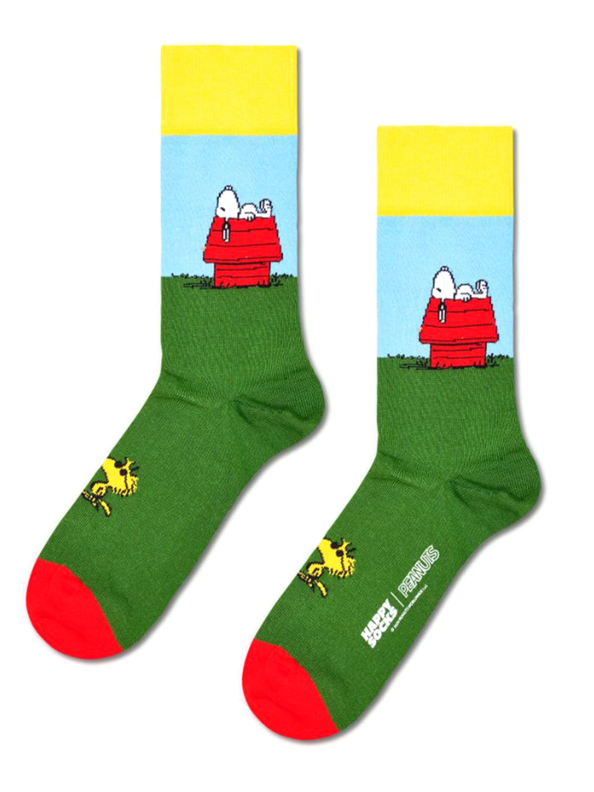 Happy Socks Peanuts Garden Chill Sock Multicolor - Calzini Multicolore P006667 GREEN HAPPY SOCKS 