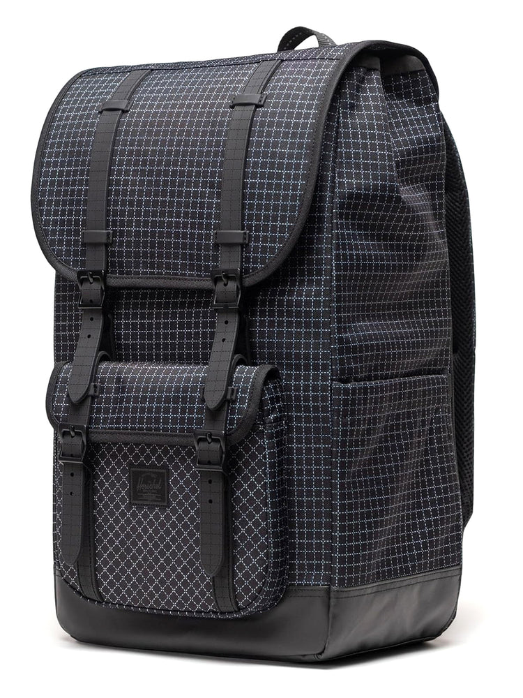 Herschel Little America Backpack Grid Black/Black - Zaino Nero 11390 07774 HERSCHEL 