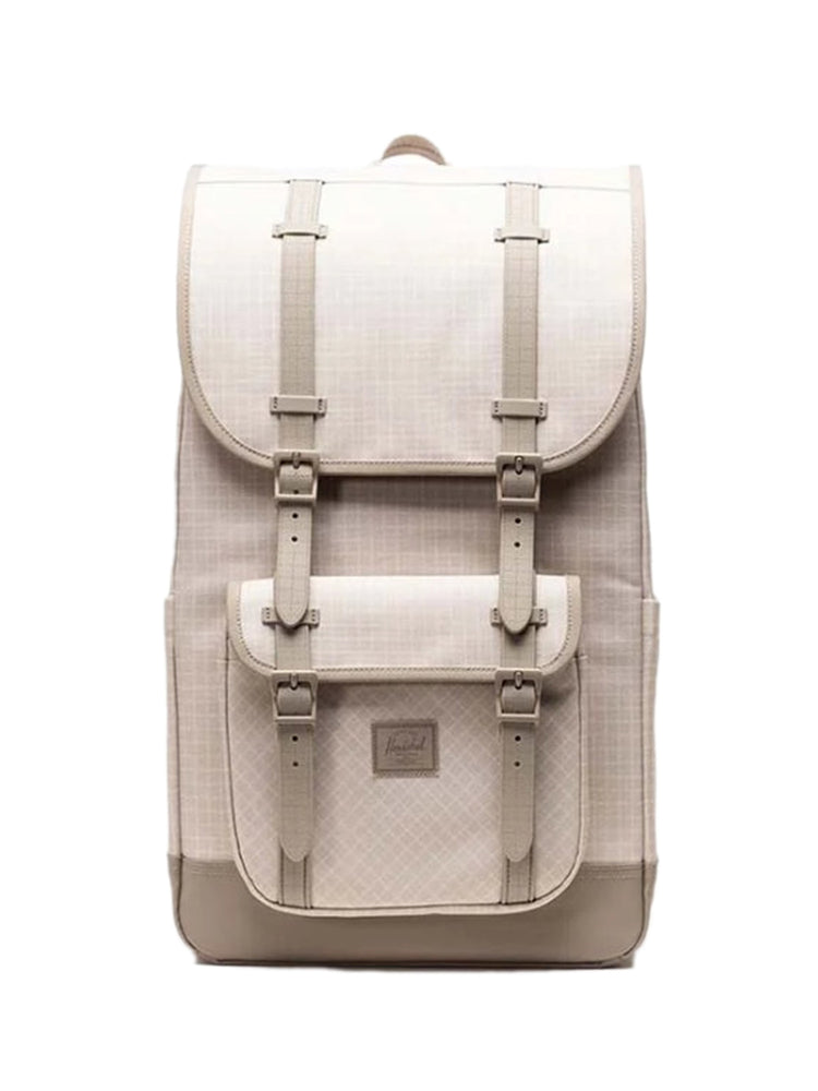 Herschel Little America Backpack Grid Pelican/Roasted Cashew - Zaino Beige 11390 07775 HERSCHEL 