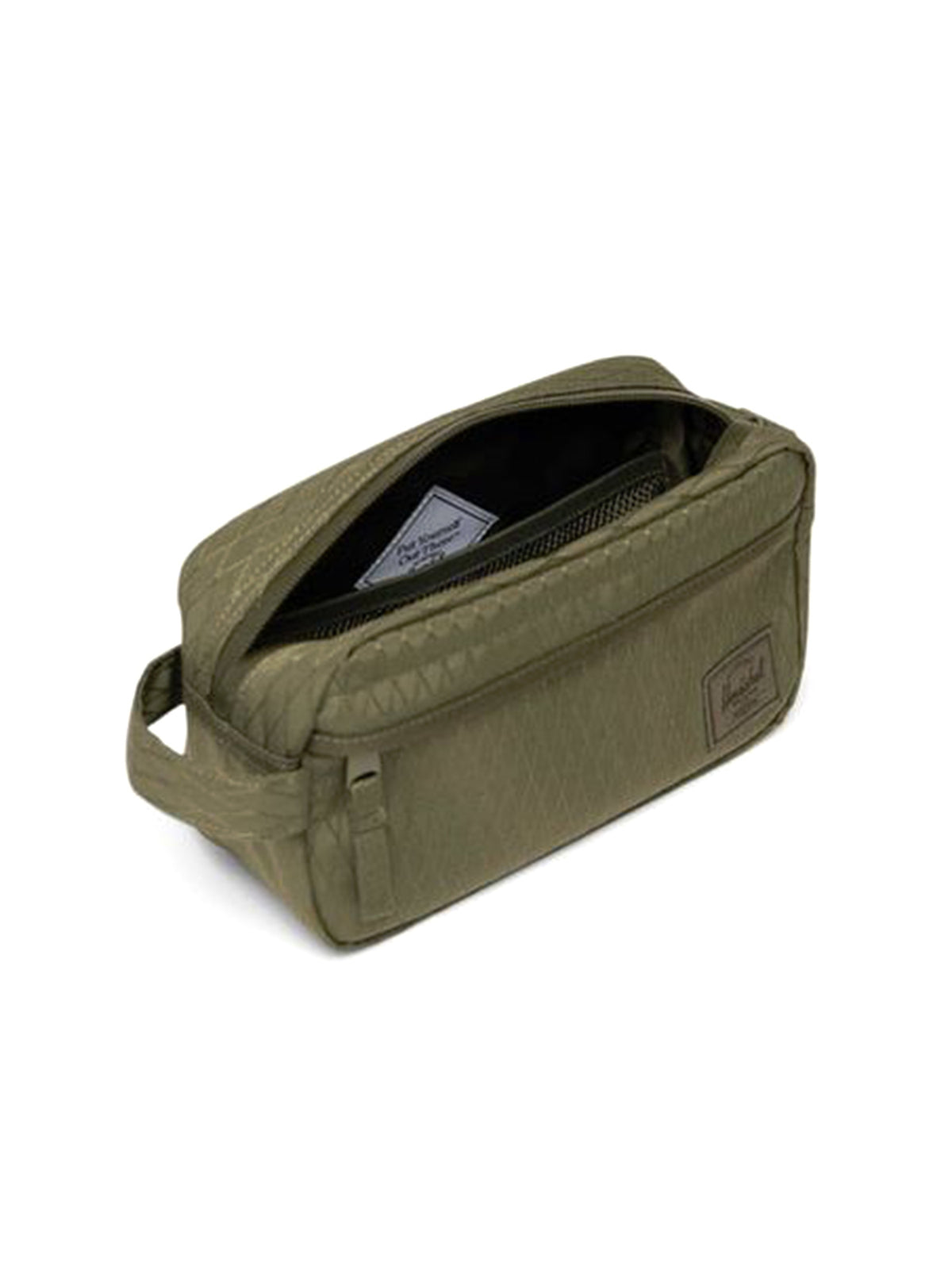 Herschel Chapter Small Travel Kit Ivy Green Diamond - Beauty Case da Viaggio Verde 30063 07784 HERSCHEL 