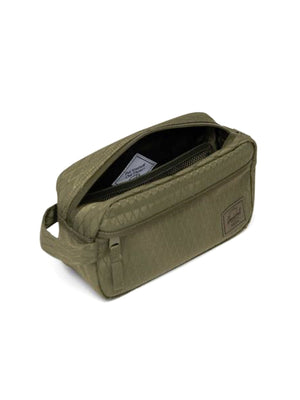 Herschel Chapter Small Travel Kit Ivy Green Diamond - Beauty Case da Viaggio Verde 30063 07784 HERSCHEL 