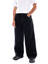 DENIM PANTS BREEZE CLUB BLACK - Black Men's Trousers Men KAOTIKO
