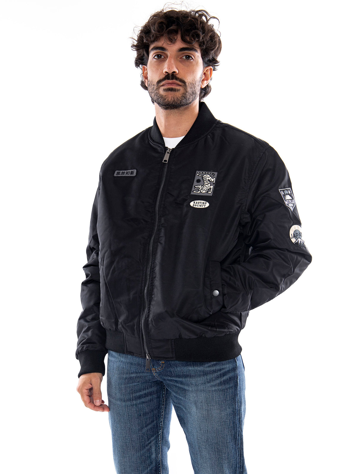 Kaotiko Chaqueta Asakusa Black - Giacca Uomo Nera<BR/><BR/> AT009 W002 KAOTIKO 