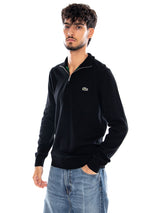 PULLOVER BLACK - Pull Col Haut Zippé Homme Noir Homme LACOSTE