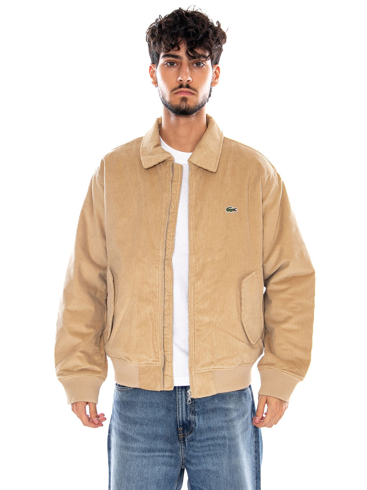BLUSONE BEIGE - Giacca Uomo Beige BH2994 02S LACOSTE 