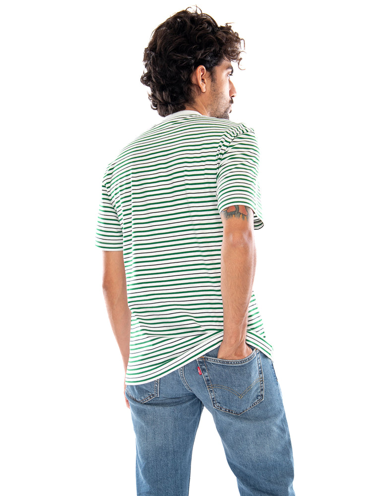 T-SHIRT GREEN - Maglietta Girocollo Uomo Verde TH0874 Z3E LACOSTE 