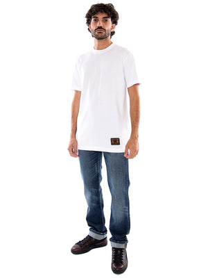 Lee Tee White - T-Shirt Uomo Bianca a Maniche Corte 112386312 WHITE LEE 