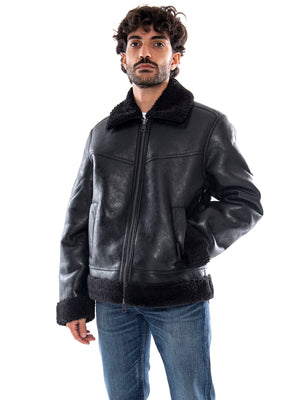 Lee Aviator Jacket Black - Giacca Aviator Uomo Nera 112386613 BLK LEE 