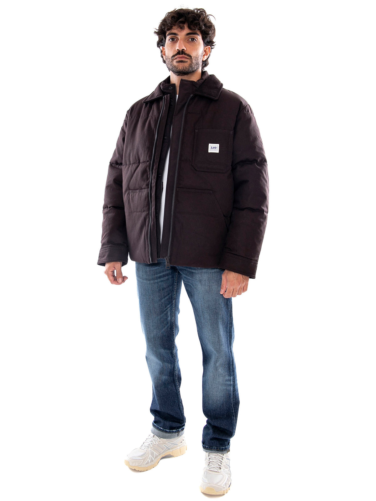 Lee Workwear Puffer Chocolate Torte - Giubbotto Imbottito Uomo Marrone 112386615 BLK LEE 