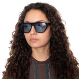 YC 29040 BLACK / BLUE - Black Sunglasses LET'S SEE ACCESSORIES