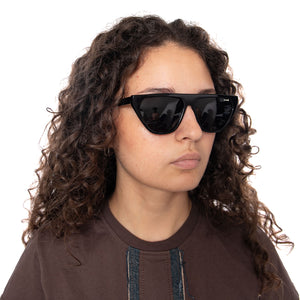 YC 29040 BLACK / BLACK - Occhiali da Sole Neri 29040 168 LET'S SEE 