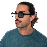 BOLD 30076 BLACK / BLUE - Gafas de Sol Negras ACCESORIOS LET'S SEE
