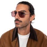 YC 39044 BROWN - Lunettes de Soleil Marron ACCESSOIRES LET'S SEE
