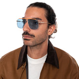 YC 39044 BLUE / ORANGE - Lunettes de Soleil Bleu ACCESSOIRES LET'S SEE