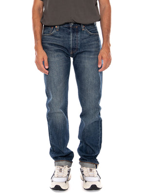 LEVI'S® 501® ORIGINAL FOUND IN CAVE SELV DARK INDIGO - Pantaloni Denim Jeans Uomo Blu 00501 3908 LEVIS 