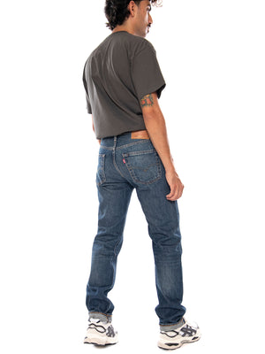LEVI'S® 501® ORIGINAL FOUND IN CAVE SELV DARK INDIGO - Pantaloni Denim Jeans Uomo Blu 00501 3908 LEVIS 