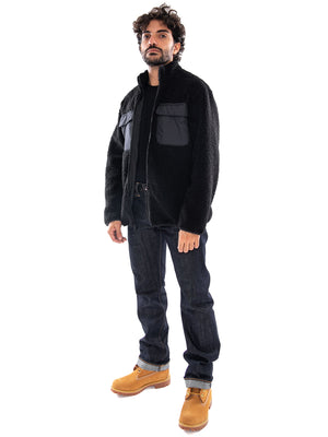 Levi's Campo Sherpa Jacket Oatmeal Black - Giacca Uomo Nera 007SH 0000 LEVIS 