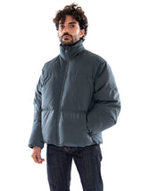Levi's Aurue Short Puffer Dark Phantom Polyester Dark Slate - Blue Men's Jacket Men LEVIS