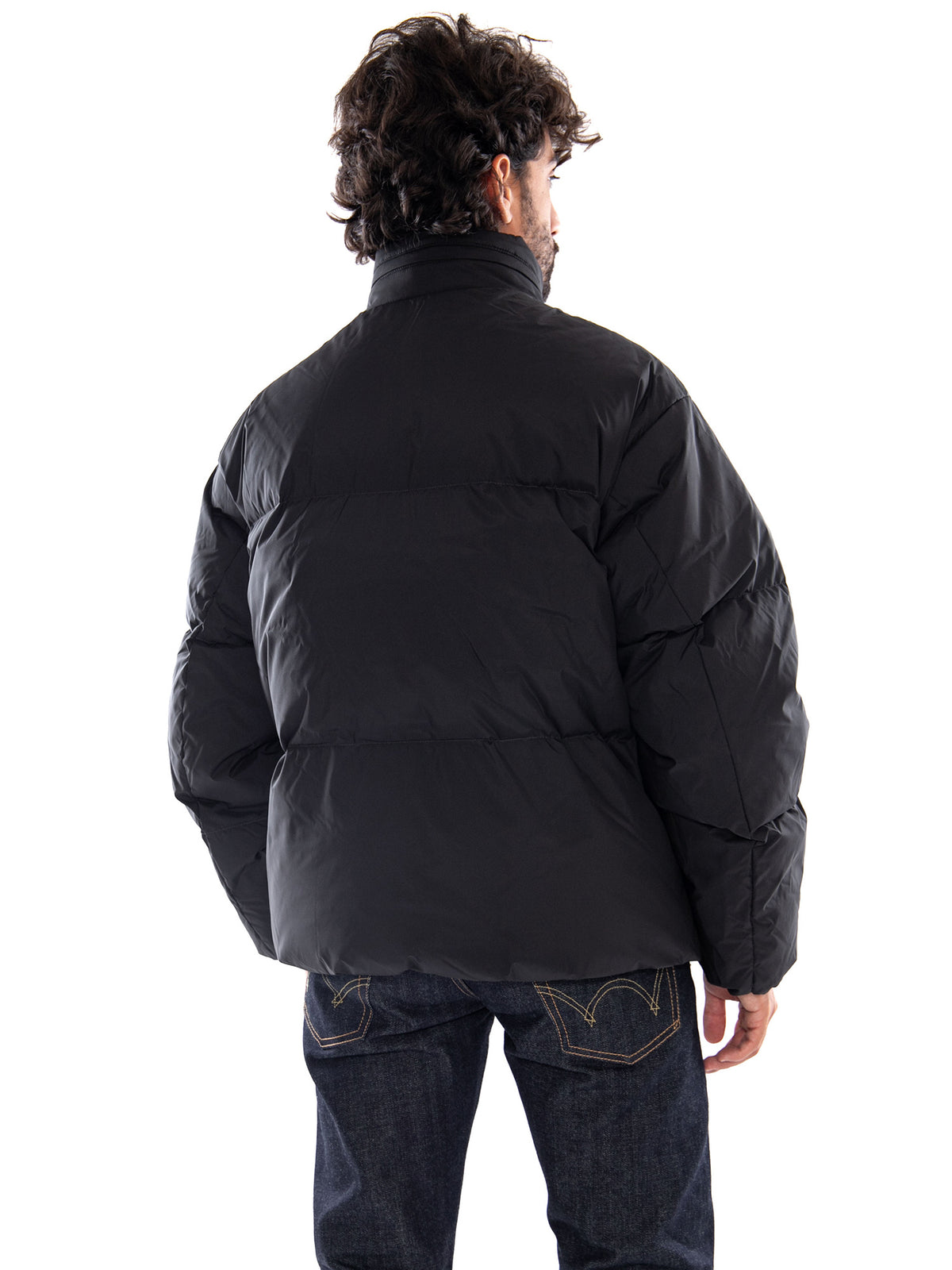 Levi's Aurue Short Puffer Dark Phantom Polyester Black - Giubbotto Uomo Nero<BR/><BR/> 007SQ 0002 LEVIS 