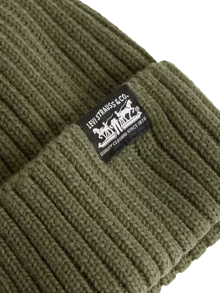 Sunset Beanie Olive Night - Berretto Verde Oliva 007Z2-0002 0002 LEVIS 