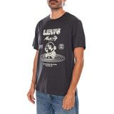 SS RELAXED FIT TEE ROLL MODELS WHITE PLU - Camiseta Cuello Redondo Hombre Negra Hombre LEVIS