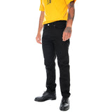502™ TAPER JUST SAY HI BLACK - Black Denim Jeans Trousers Men's LEVIS