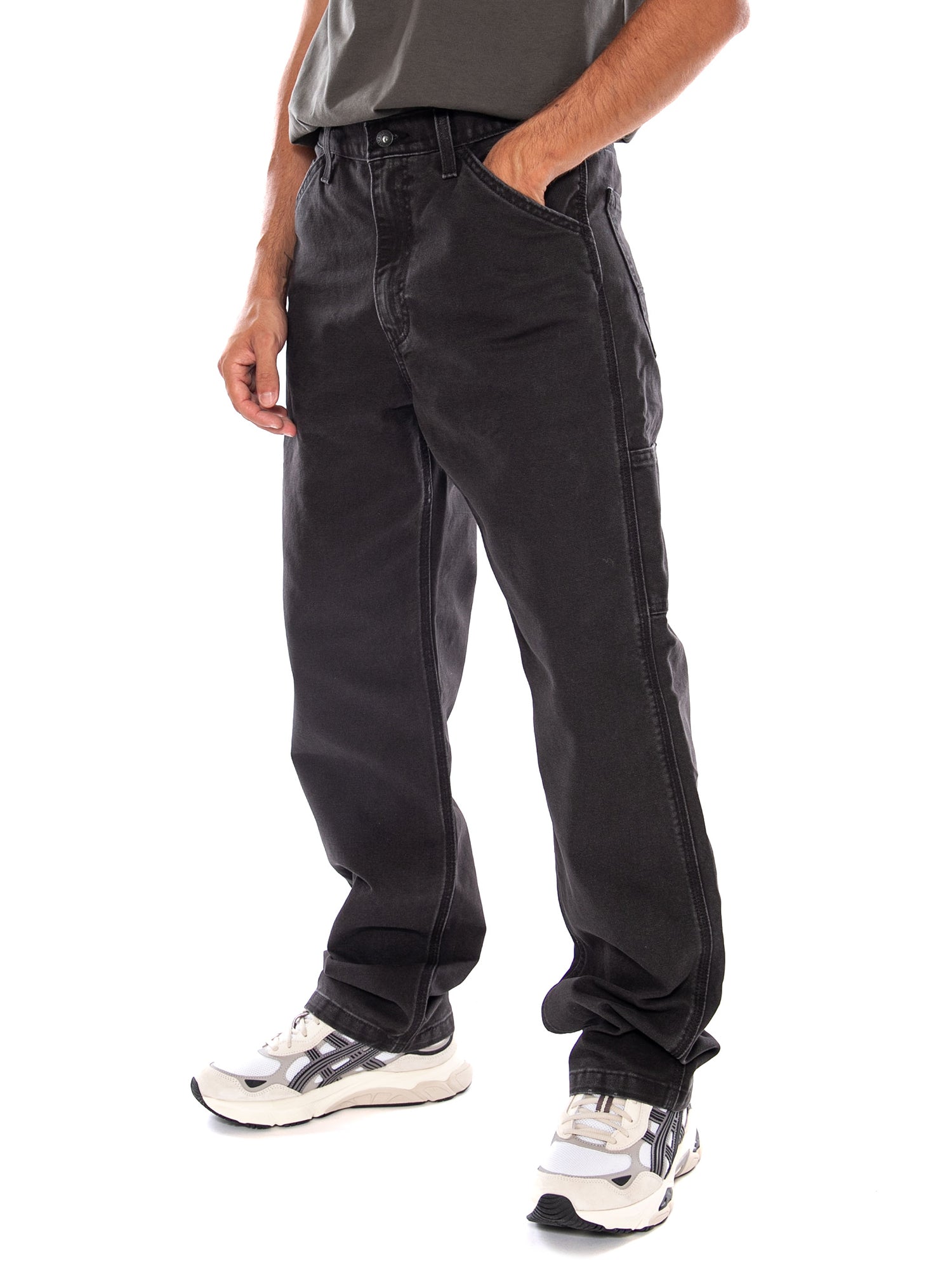 LEVI'S® 568™ LOOSE STRAIGHT CARPENTER CLEAR NIGHT MET BLACK - Pantaloni Carpenter Uomo Neri 55849 0085 LEVIS 