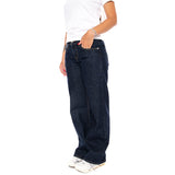 LOW LOOSE CANTEEN CORDUROY LIGHT INDIGO - Women's Trousers Blue Womens LEVIS