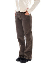 Levi's Low Loose Canteen Corduroy Brown - Pantalones Mujer Marrones en Pana Mujer LEVIS
