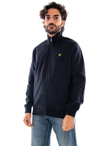 Lyle & Scott Brushback Full Zip Dark Navy - Sweat zippé homme bleu Homme LYLE & SCOTT
