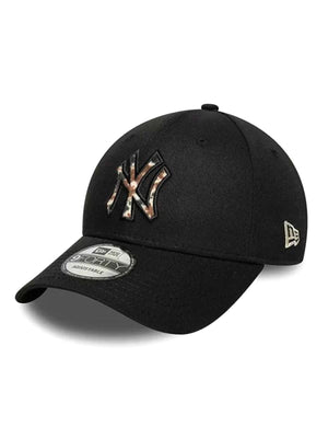 FAUX PONY INFILL 9FORTY® NEW YORK YANKEES BLACK / IVORY - Cappellino con Visiera Nero 60844109 BLKIVO NEW ERA 