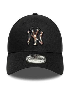 FAUX PONY INFILL 9FORTY® NEW YORK YANKEES BLACK / IVORY - Cappellino con Visiera Nero 60844109 BLKIVO NEW ERA 