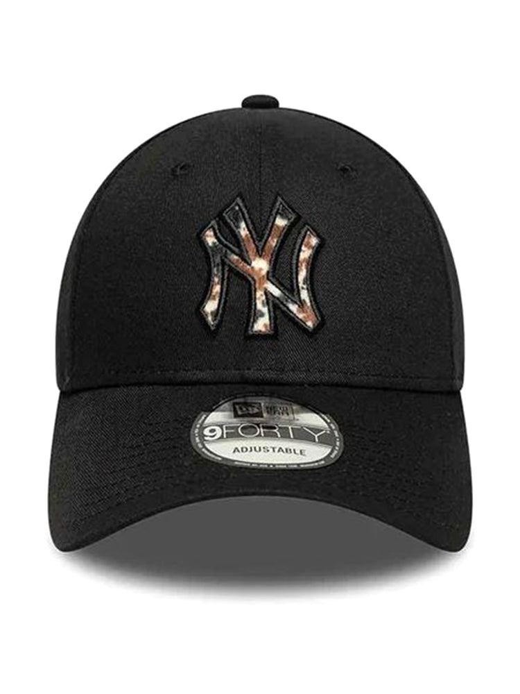 FAUX PONY INFILL 9FORTY® NEW YORK YANKEES BLACK / IVORY - Cappellino con Visiera Nero 60844109 BLKIVO NEW ERA 