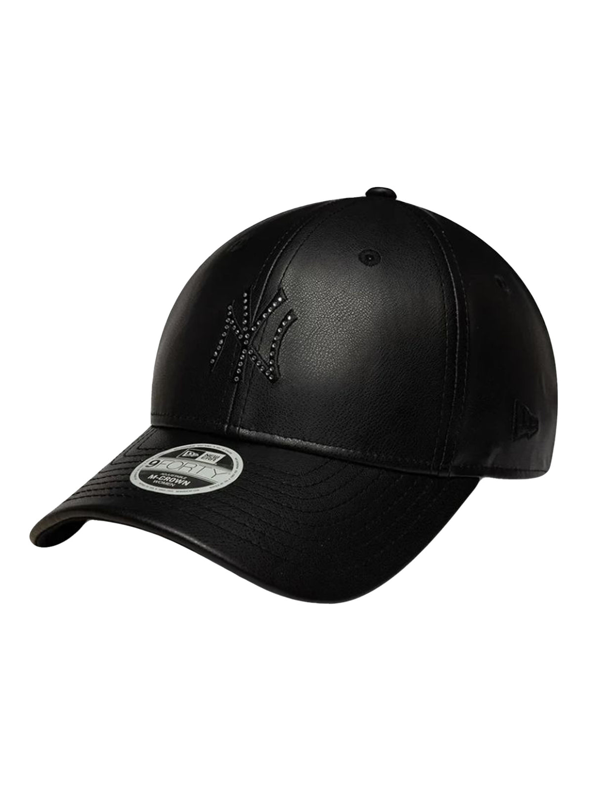 Female Diamante PU 9FORTY® MC New York Yankees Black - Cappellino Donna Nero 60915811 BLK NEW ERA 
