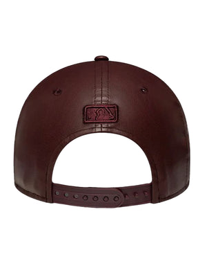 FEMALE DIAMANTE PU 9FORTY® MC NEW YORK YANKEES BORDEAUX - Cappellino con Visiera Bordeaux 60915834 FBG NEW ERA 