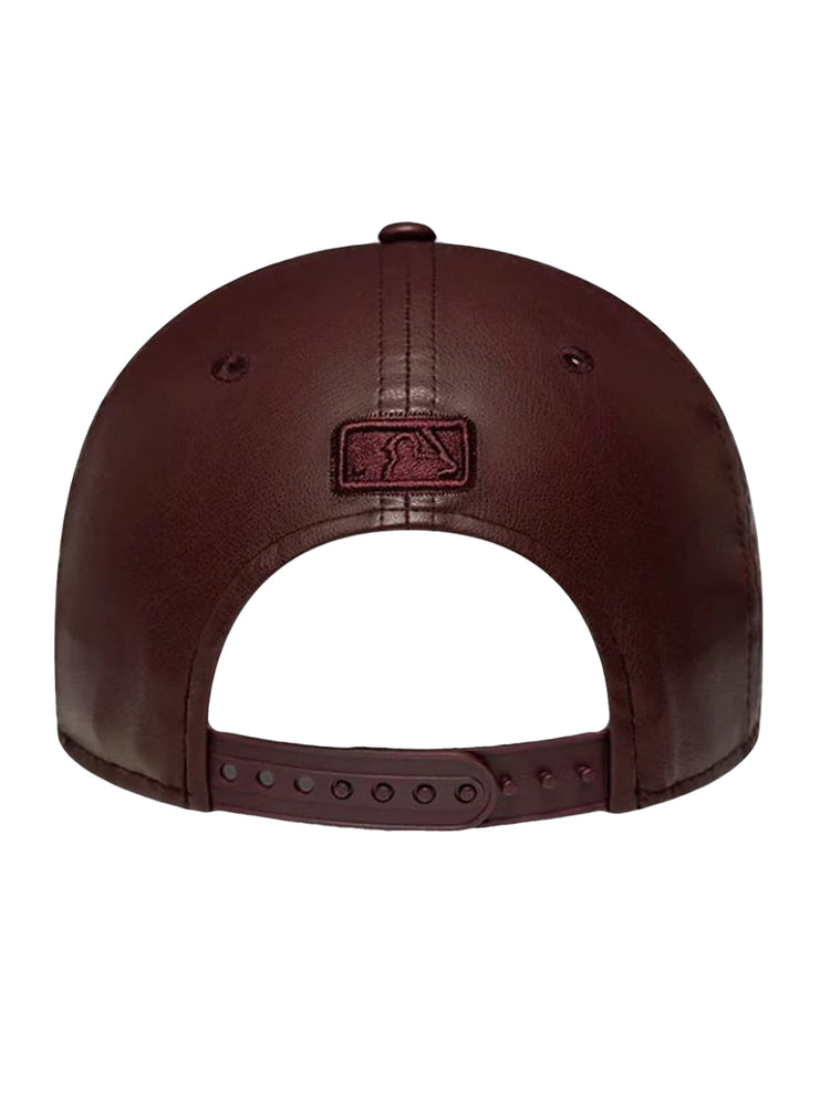 FEMALE DIAMANTE PU 9FORTY® MC NEW YORK YANKEES BORDEAUX - Cappellino con Visiera Bordeaux 60915834 FBG NEW ERA 