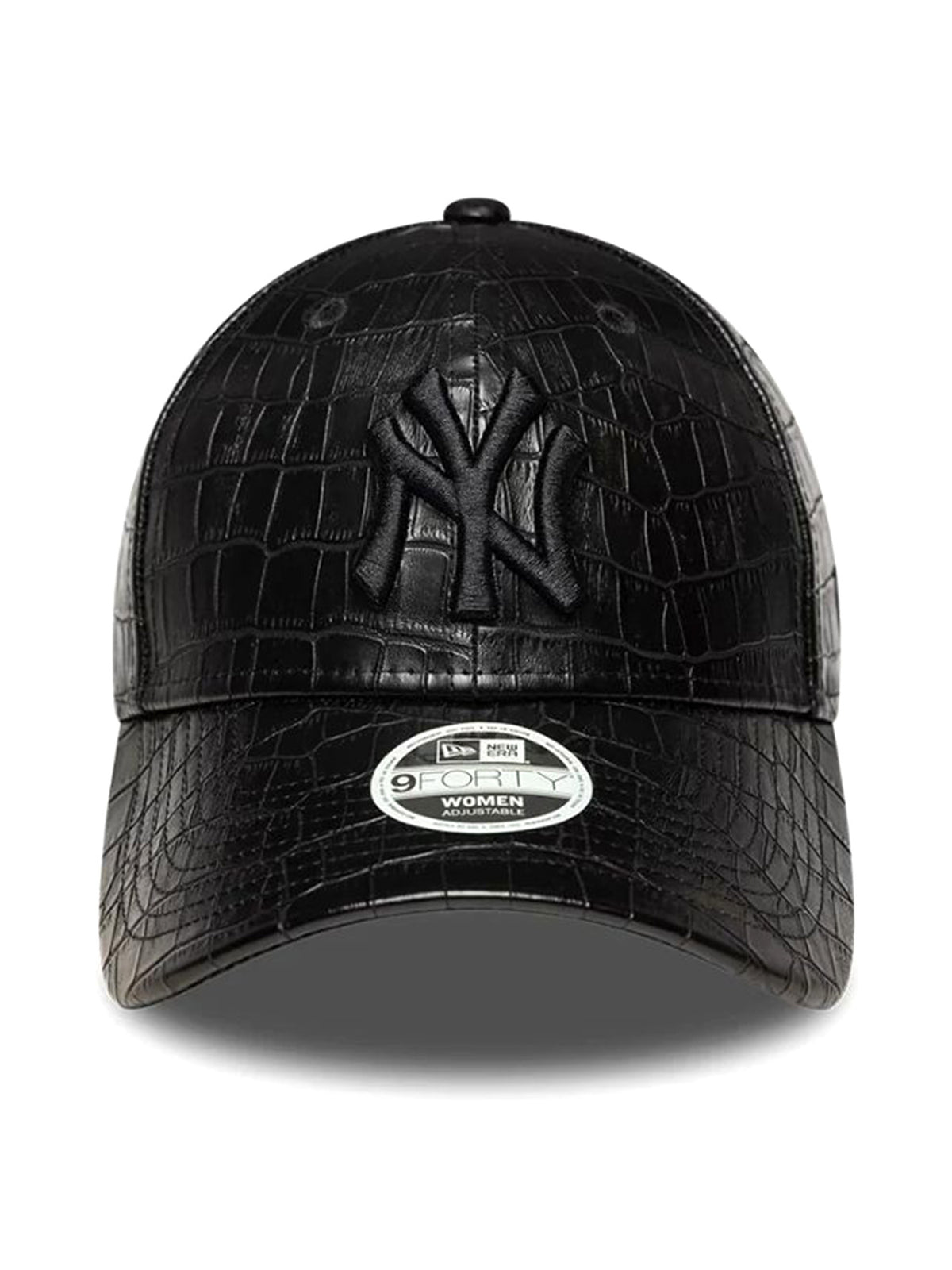 FEMALE PATTERN PU 9FORTY® NEW YORK YANKEES BLACK - Cappellino con Visiera Nero 60915860 BLK NEW ERA 
