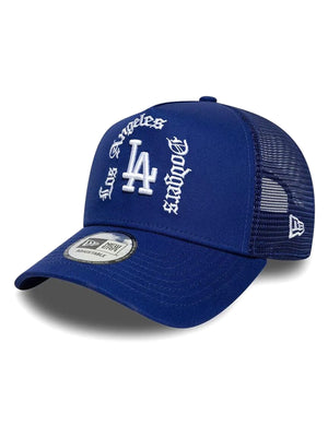 WORDMARK TRUCKER LOS ANGELES DODGERS BLUE - Cappellino con Visiera Blu 60915920 DRY NEW ERA 