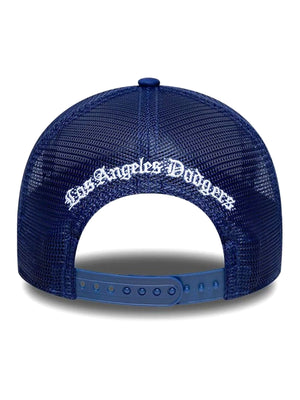 WORDMARK TRUCKER LOS ANGELES DODGERS BLUE - Cappellino con Visiera Blu 60915920 DRY NEW ERA 