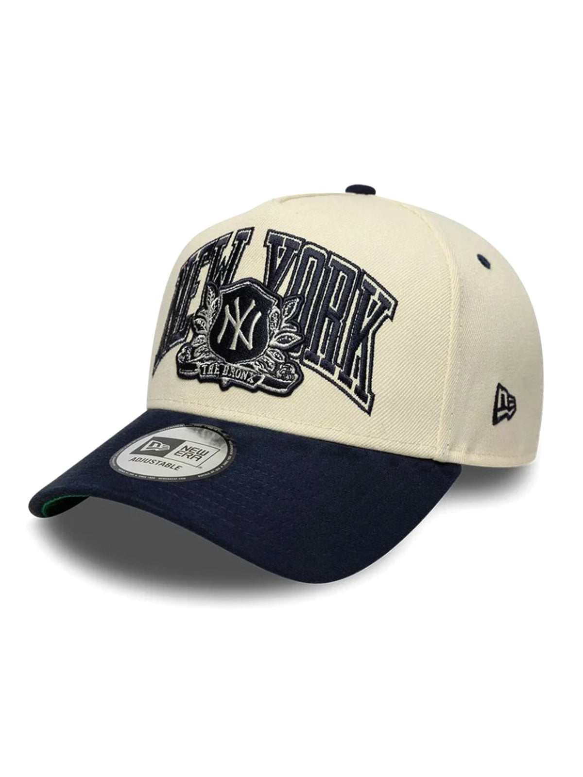 WORDMARK SUEDE E-FRAME NEW YORK YANKEES LIGHT TAN / NAVY - Cappellino con Visiera Beige 60915950 LTCNVY NEW ERA 
