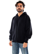 Only & Sons ONSCERES OVZ Zip Hoodie Sweat NOOS Black - Men's Black Zip-Up Hooded Sweatshirt Men ONLY & SONS