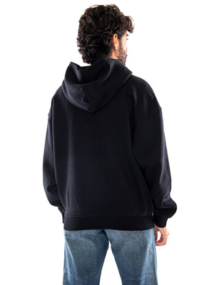 Only & Sons ONSCERES OVZ Zip Hoodie Sweat NOOS Black - Felpa Uomo con Cappuccio e Zip Nera<BR/><BR/> 22038675 5026120 ONLY & SONS 